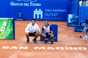 Cecchinato in semifinale rimontato dal russo Kotov che sfiderà Arnaldi. Il titolo di doppio a Bortolotti – Martos Gornes