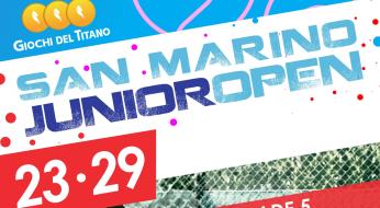 San Marino Junior Open: al via la quinta edizione.